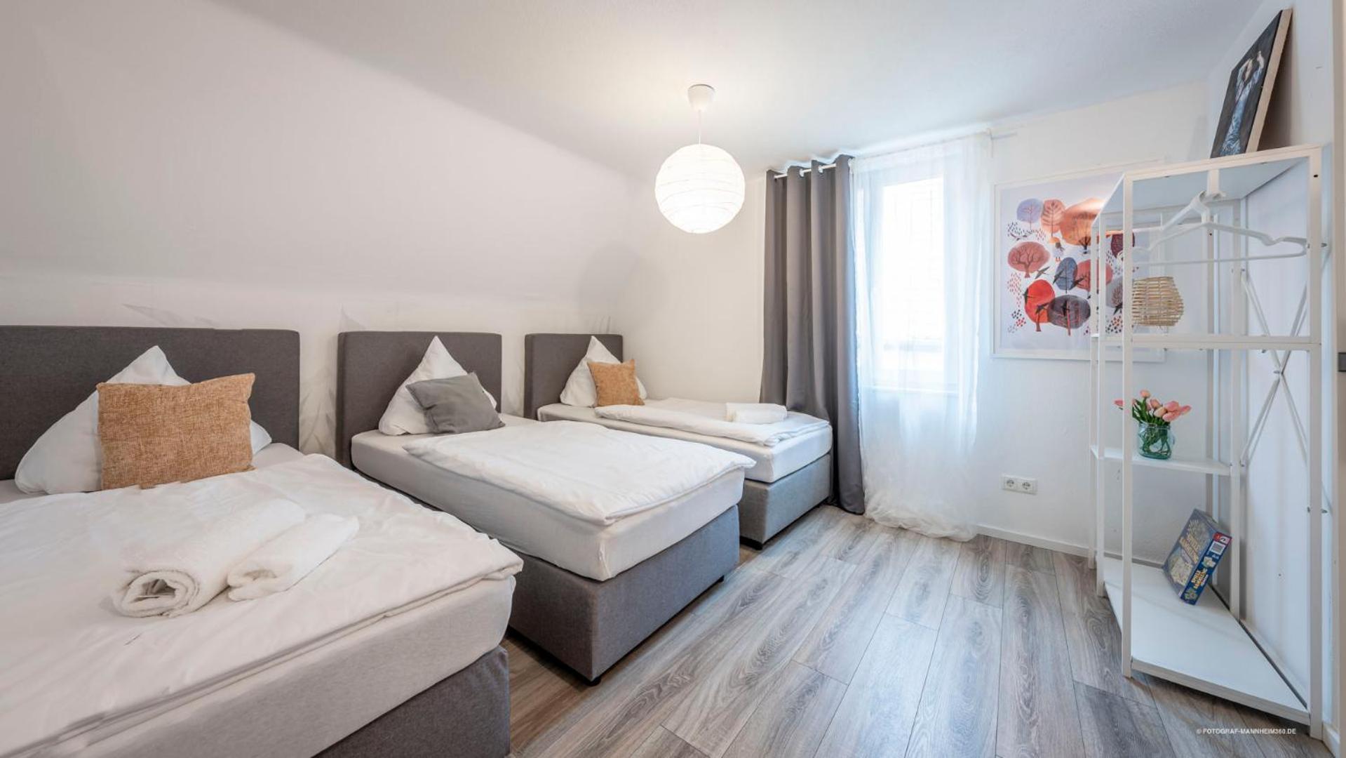 MeerDesign 75qm helle 3 Zi. direkt in der Altstadt Ladenburg Exterior foto